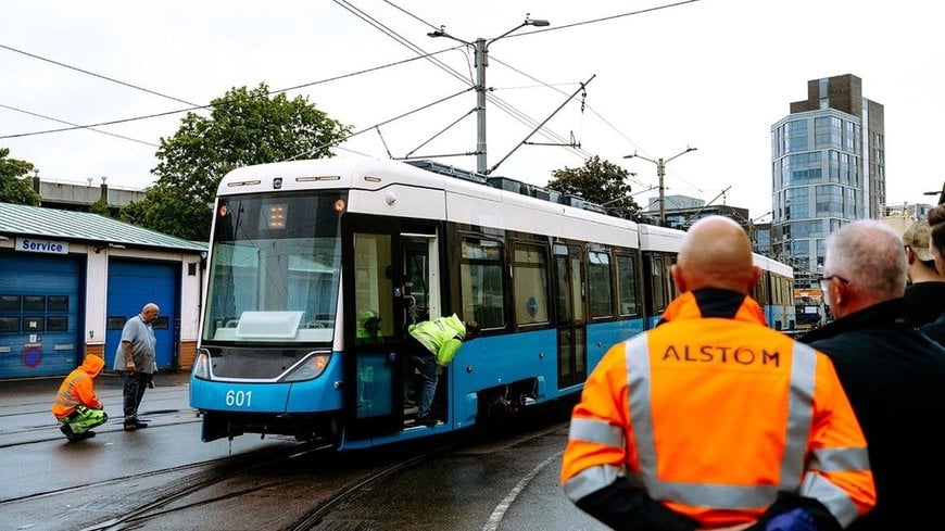 The new trams now being delivered to Gothenburg, Sweden